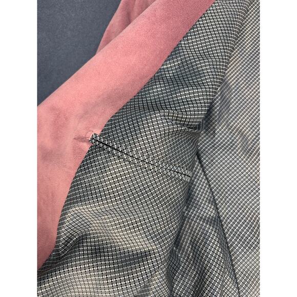 Slim Fit Tuxedo Jacket Dusty Rose Velvet by Allure Men Tuxedo - Picture 6 of 8